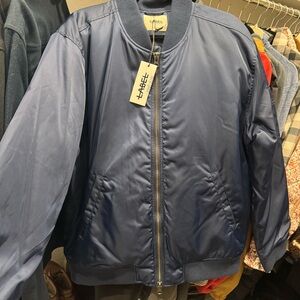 Men's Blue Bomber Jacket